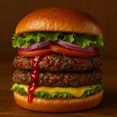 Spicy Lamb Burger