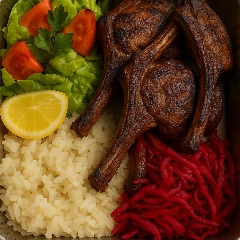 Lamb Cutlets Meal
