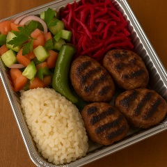 Spicy Lamb Kofte Meal