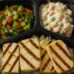 Halloumi Ricebox
