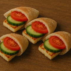 Halloumi in pitta